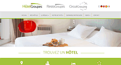 Desktop Screenshot of hotelgroupes.com